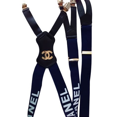 chanel suspenders men|chanel clothing belts.